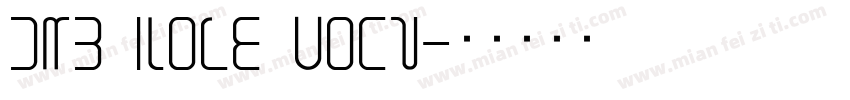 URW Form Cond字体转换
